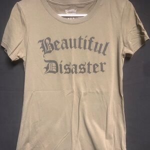 💚🖤Beautiful Disaster TShirt